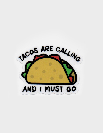 STICKER CABANA Tacos Are Calling Sticker