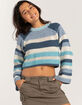 RSQ Womens Mix Stitch Stripe Sweater image number 1
