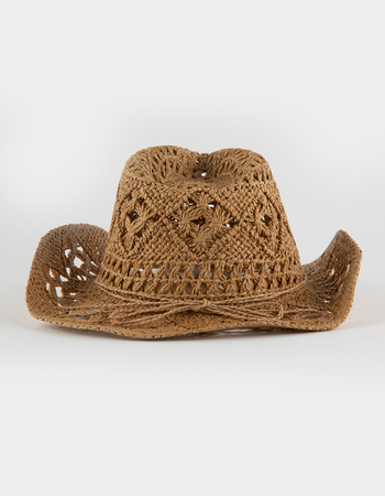 Braid Straw Womens Cowboy Hat