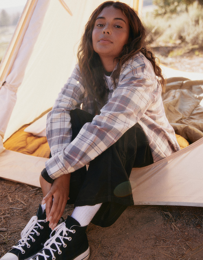 RSQ Womens Basic Flannel image number 5