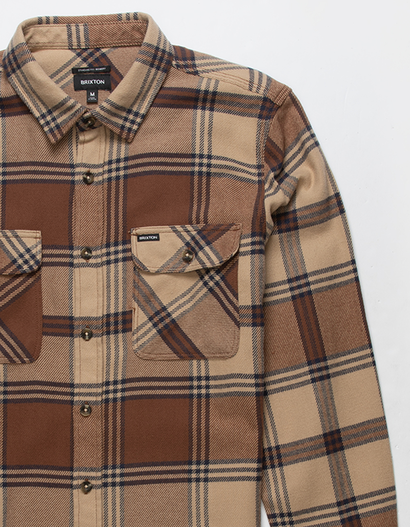 BRIXTON Bowery Mens Flannel image number 2