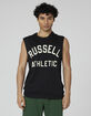 RUSSELL ATHLETIC Arch Over Straight Unisex Muscle Tee image number 1