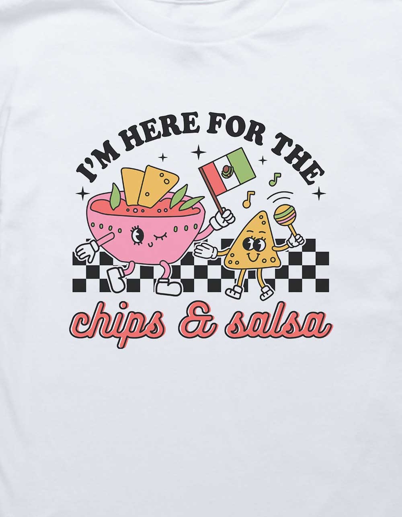 CHIPS Here For Chips And Salsa Unisex Kids Tee image number 1