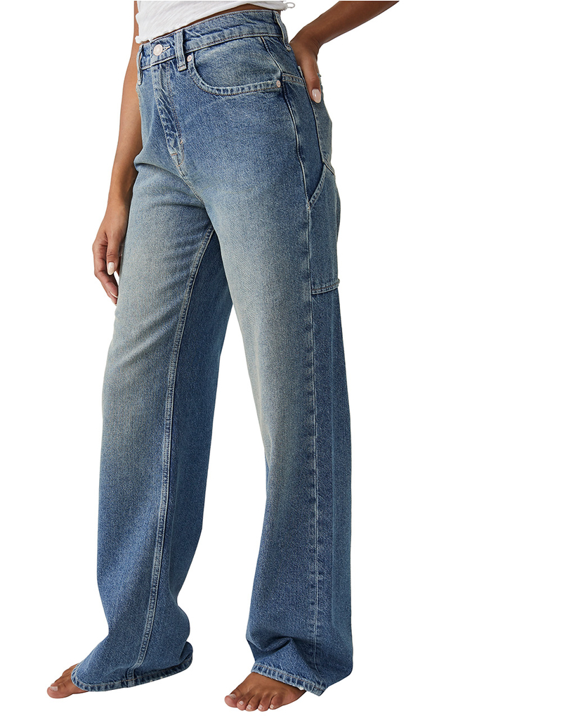 FREE PEOPLE Tinsley Baggy High Rise Womens Jeans image number 6