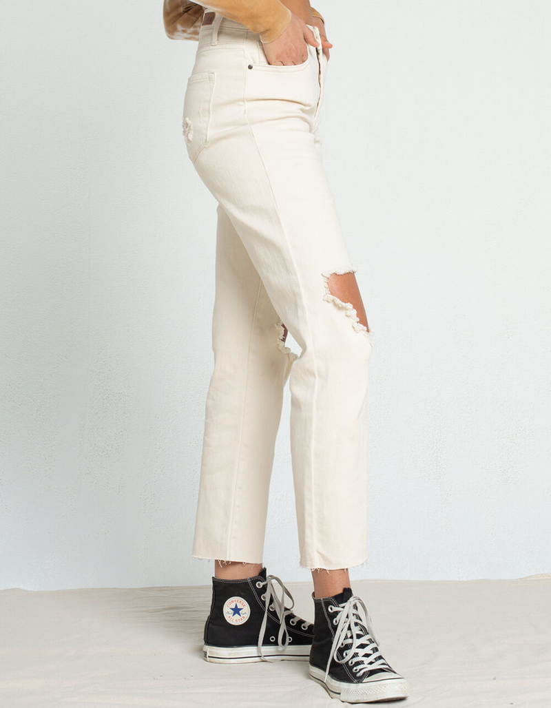 RSQ High Rise Womens Straight Leg Jeans image number 1