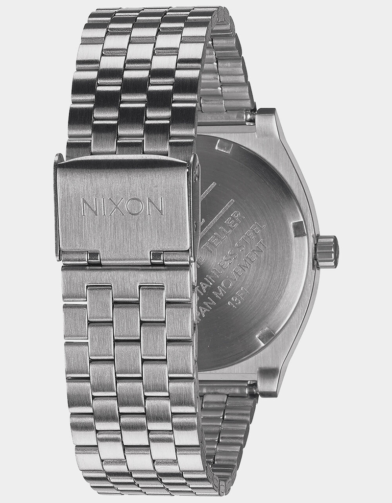 NIXON Time Teller All Silver Watch image number 1