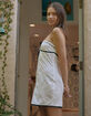 WEST OF MELROSE Eyelet Ribbon Womens Tube Dress image number 3