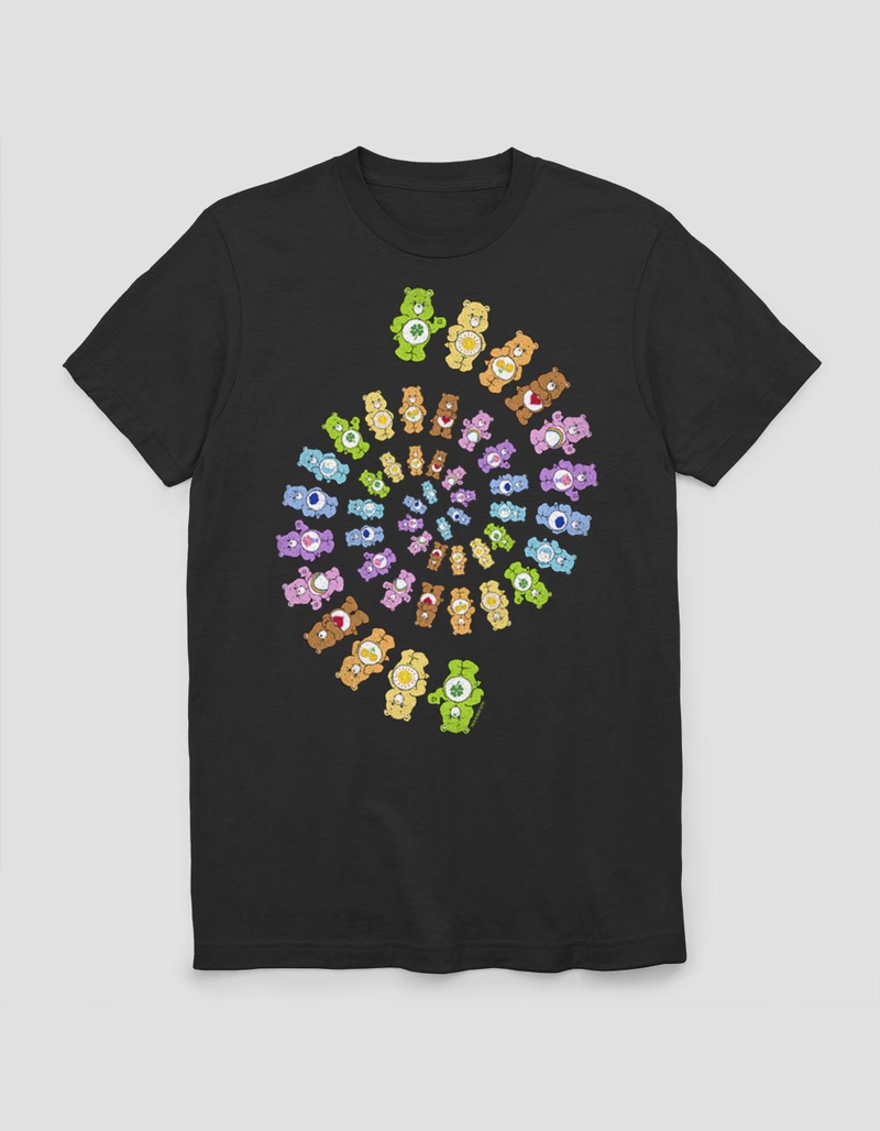CARE BEARS Colorful Spiral Unisex Tee image number 0