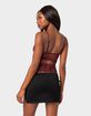 EDIKTED Spice Cut Out Sheer Lace Tank Top image number 4