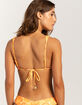 KULANI KINIS Tangerine Dreams Triangle Bikini Top image number 3