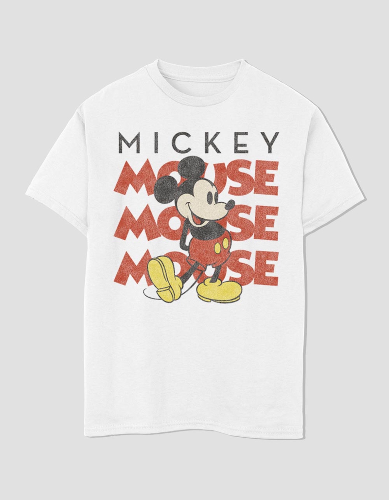DISNEY Mickey Mouse Repeat Unisex Kids Tee image number 0