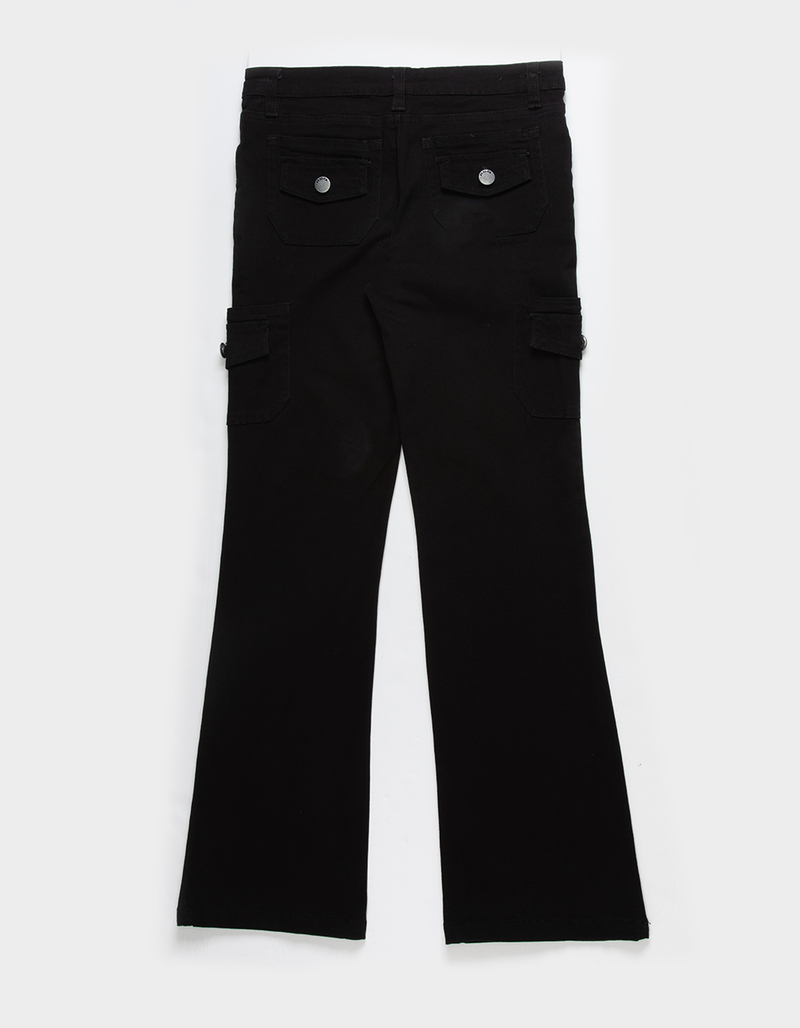 RSQ Girls Low Rise Cargo Flare Pants image number 1