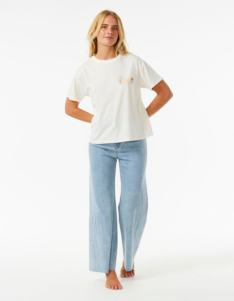 RIP CURL Tiki Tropics Womens Relaxed Tee image number 2