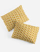 DENY DESIGNS By Brije Yellow Crossings Pillowcase Set image number 1