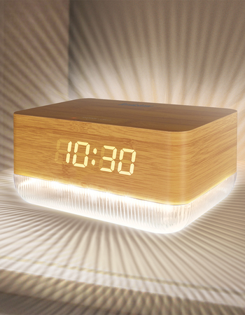 BROOKSTONE Sunrise Alarm Clock