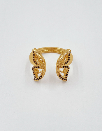 DO EVERYTHING IN LOVE 14K Gold Dipped Butterfly Ring Alternative Image
