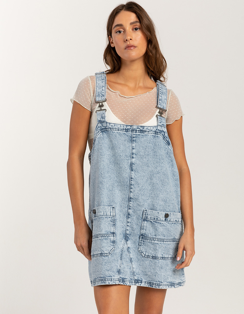 FREE PEOPLE Overall Smock Womens Mini Dress image number 0