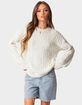 EDIKTED Jessy Cable Knit Oversized Sweater image number 1