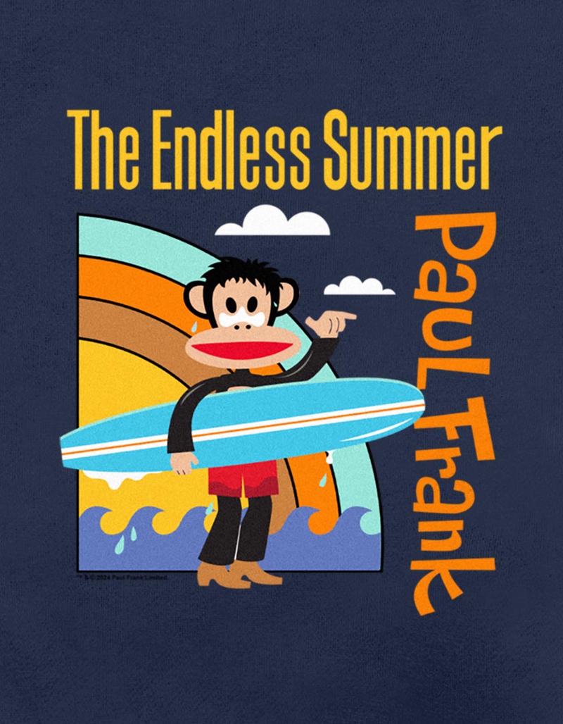 PAUL FRANK x The Endless Summer Rainbow Surf Unisex Crewneck Sweatshirt image number 1