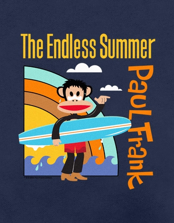 PAUL FRANK x The Endless Summer Rainbow Surf Unisex Crewneck Sweatshirt Alternative Image