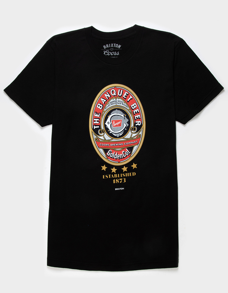 BRIXTON x Coors Banquet Mens Tee image number 0