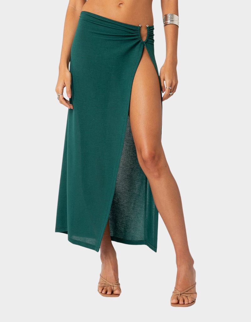 EDIKTED Nyssa Wrap Midi Skirt image number 1