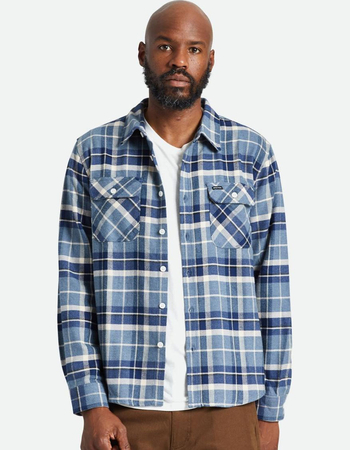 BRIXTON Bowery Mens Flannel