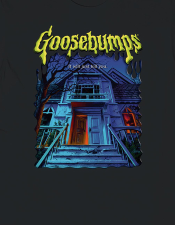 GOOSEBUMPS Haunted House Solid Unisex Tee