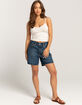 LEVI'S 501 Mid Thigh Womens Denim Shorts - Pleased To Meet You image number 5
