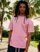 RSQ Mens Acid Wash Oversized Tee image number 1