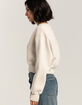 NIKE Sportswear Phoenix Fleece Womens Cropped V-Neck Sweatshirt image number 3