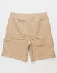 RSQ Mens Utility Canvas Shorts image number 4