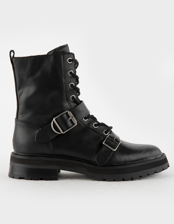 DOLCE VITA Ronson Combat Lace Up Womens Boots Alternative Image