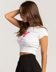 FULL TILT Cocktail Bow Womens Baby Tee image number 3