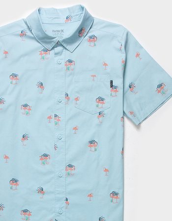 HURLEY Swami Stretch Boys Button Up Shirt