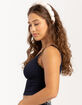FULL TILT Seamless Lace Trim Womens Tank Top image number 2