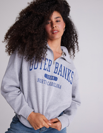 FULL TILT Half Zip Outer Banks Womens Sweatshirt