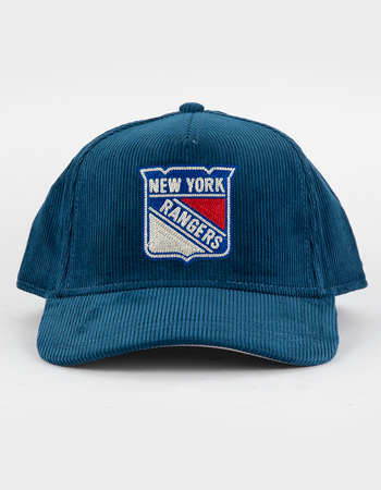 AMERICAN NEEDLE Corduroy Valin New York Rangers NHL Mens Snapback Hat