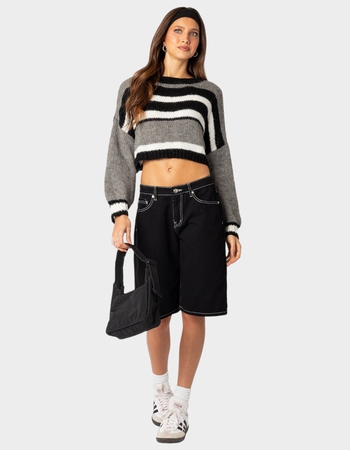 EDIKTED Don Cropped Sweater