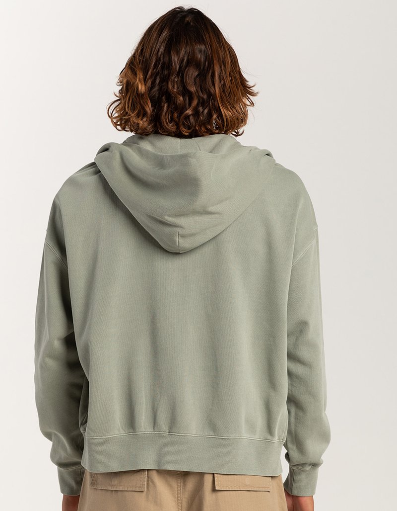RSQ Mens Washed Oversized Zip-Up Hoodie image number 5