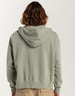 RSQ Mens Washed Oversized Zip-Up Hoodie image number 6