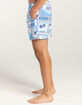 RSQ Mens Vacation Scene 5" Swim Shorts image number 6