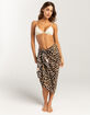 Leopard Womens Sarong Scarf image number 1