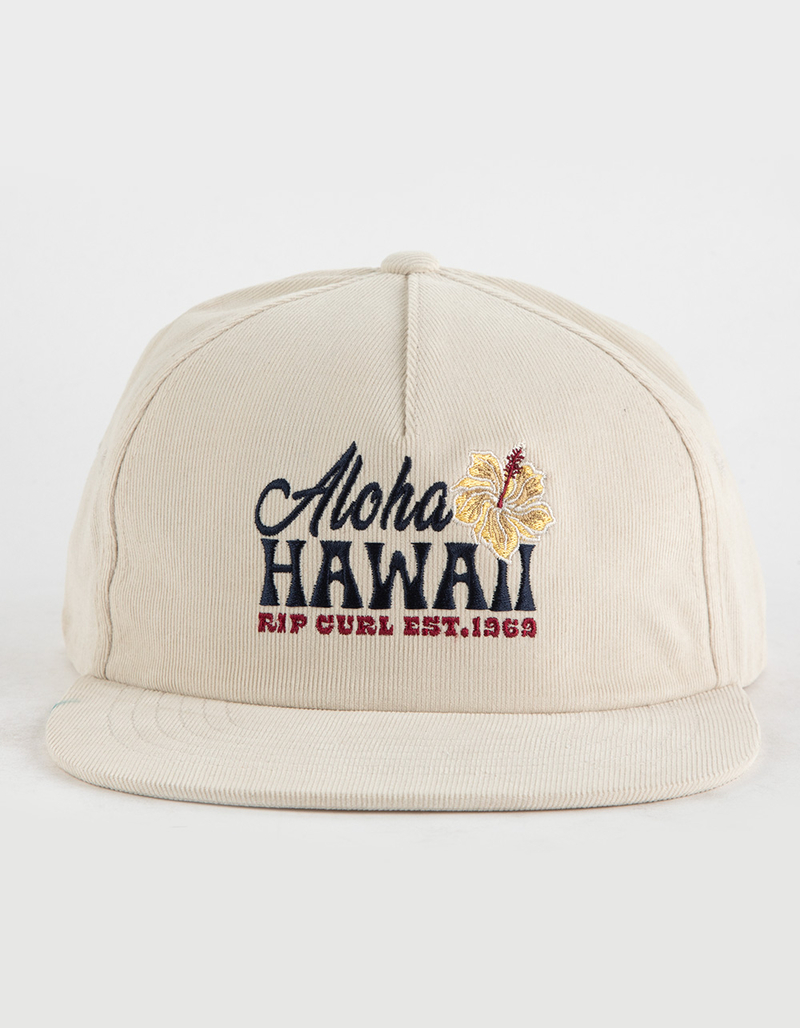 RIP CURL Desto Hawaii Corduroy Snapback Hat image number 1