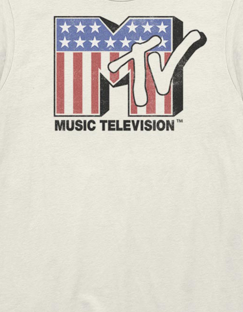 MTV U.S.A. Flag Logo Unisex Tee image number 1