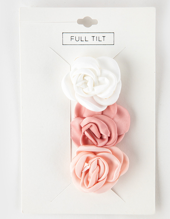 FULL TILT 3 Pack Flower Pin Set