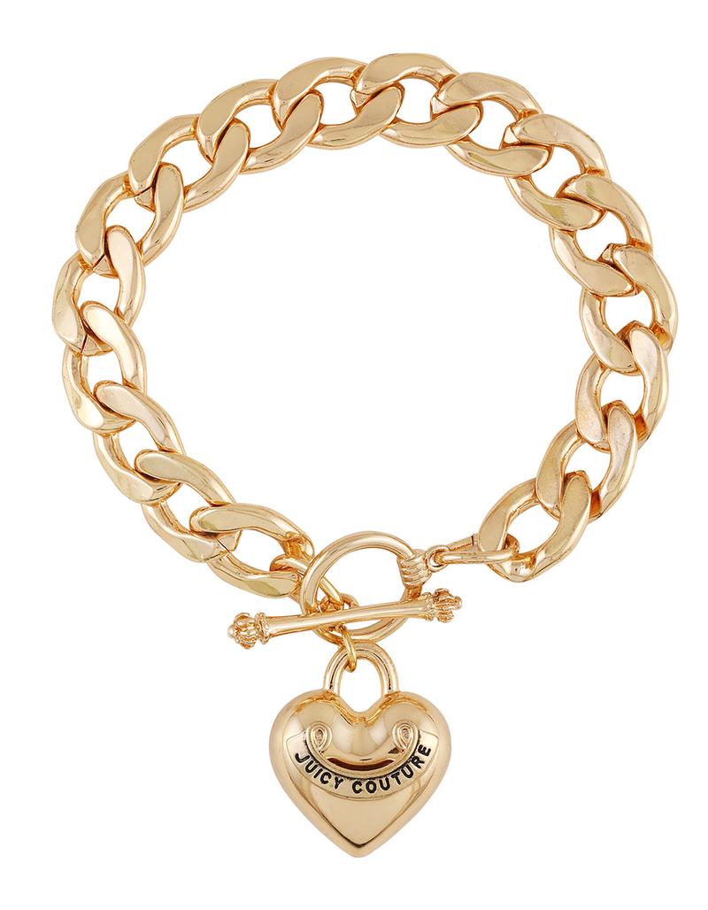 JUICY COUTURE Chain Heart Pendant Bracelet image number 2