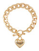 JUICY COUTURE Chain Heart Pendant Bracelet image number 3