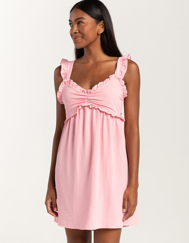 TIMING Tie Back Womens Babydoll Dress image number 0