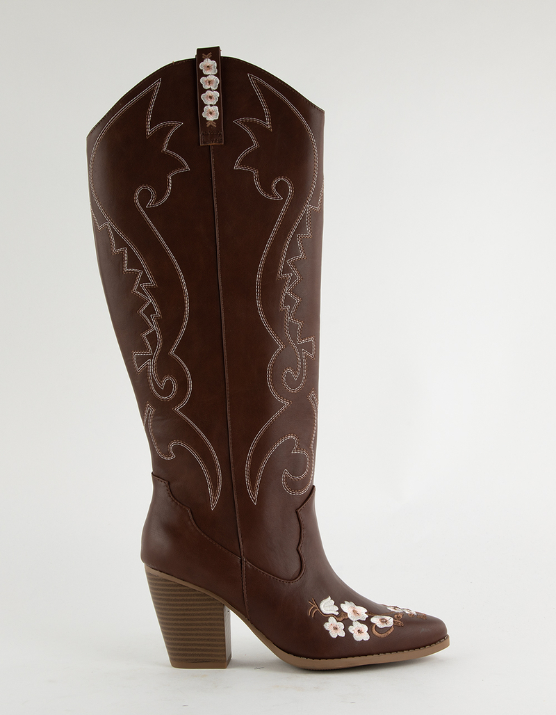 SODA Kaitlin Womens Tall Western Boots image number 1